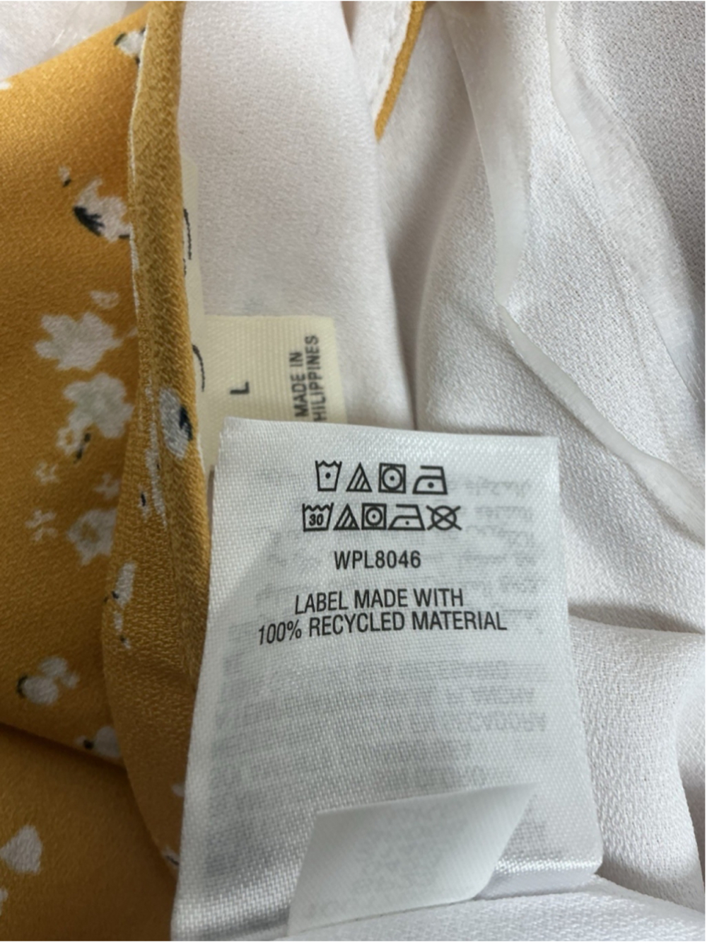 Womans NWT Maison Jules Maxi Dress Large Yellow Pullover Sleeveless - Picture 5 of 7